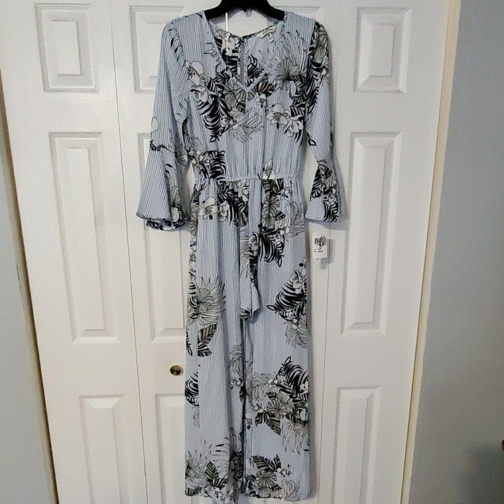 Speechless Floral Print Dress with Shorts Insert